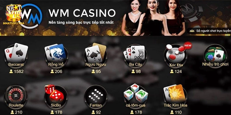 WM Casino – Sảnh Sòng Bài Hot Nhất Tại Cổng Game Nhatvip